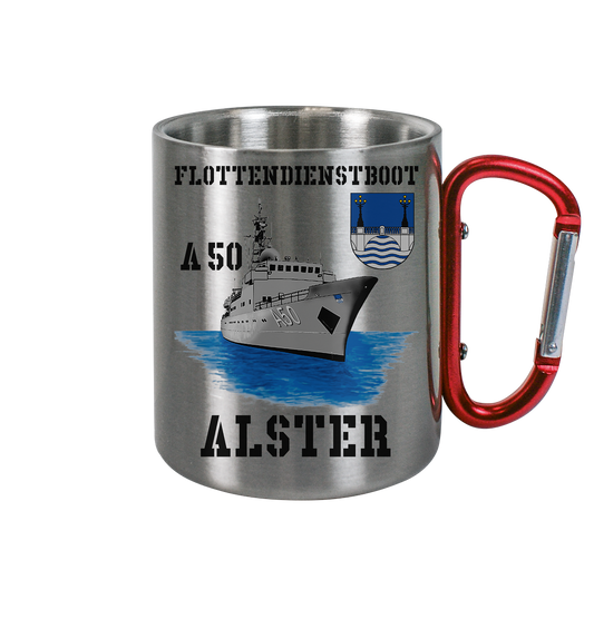 Flottendienstboot A50 Alster - Edelstahl Tasse