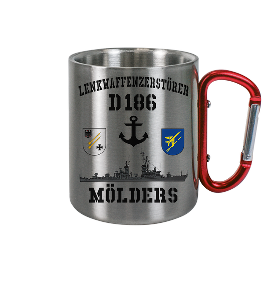 Lenkwaffenzerstörer D186 MÖLDERS Anker - Edelstahl Tasse