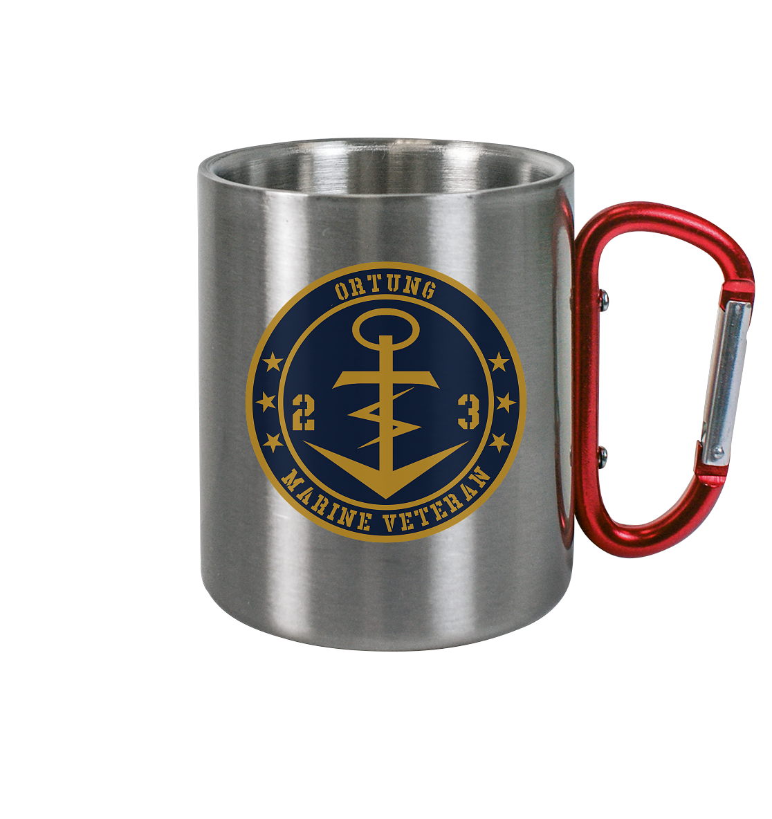 Marine Veteran 23er ORTUNG - Edelstahl Tasse