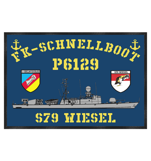 P6129 S79 WIESEL 2.SG - Fußmatte 60x40cm