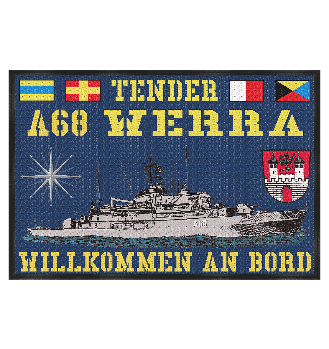 Tender A68 WERRA - Fußmatte 60x40cm