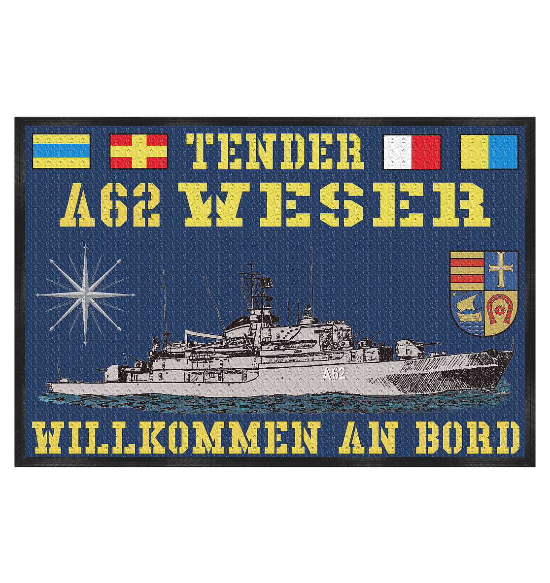 Tender A62 WESER - Fußmatte 60x40cm