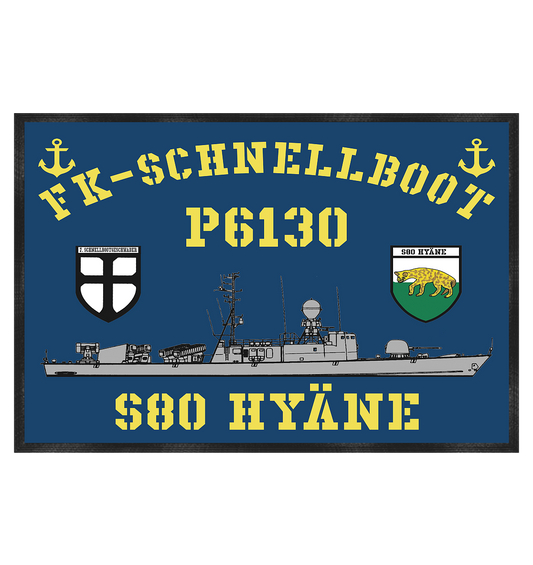 P6130 S80 HYÄNE 7.SG - Fußmatte 60x40cm