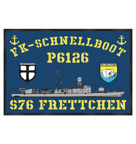 P6126 S76 FRETTCHEN 7.SG  - Fußmatte 60x40cm