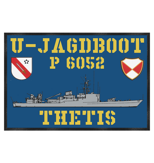 Fußmatte U-Jagdboot P6052 THETIS - Fußmatte 60x40cm