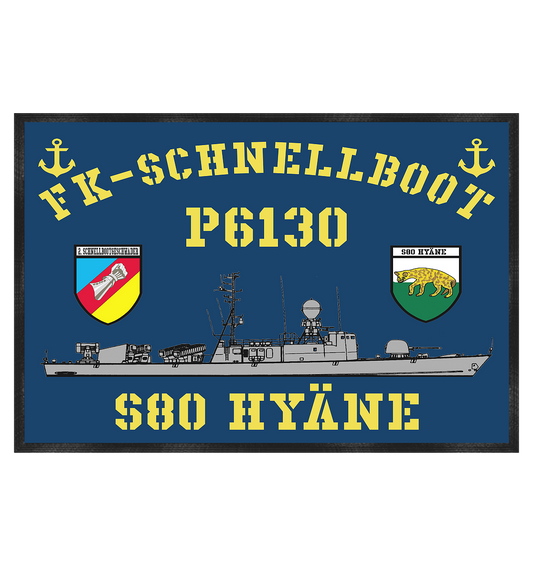 P6130 S80 Hyäne 2.SG - Fußmatte 60x40cm