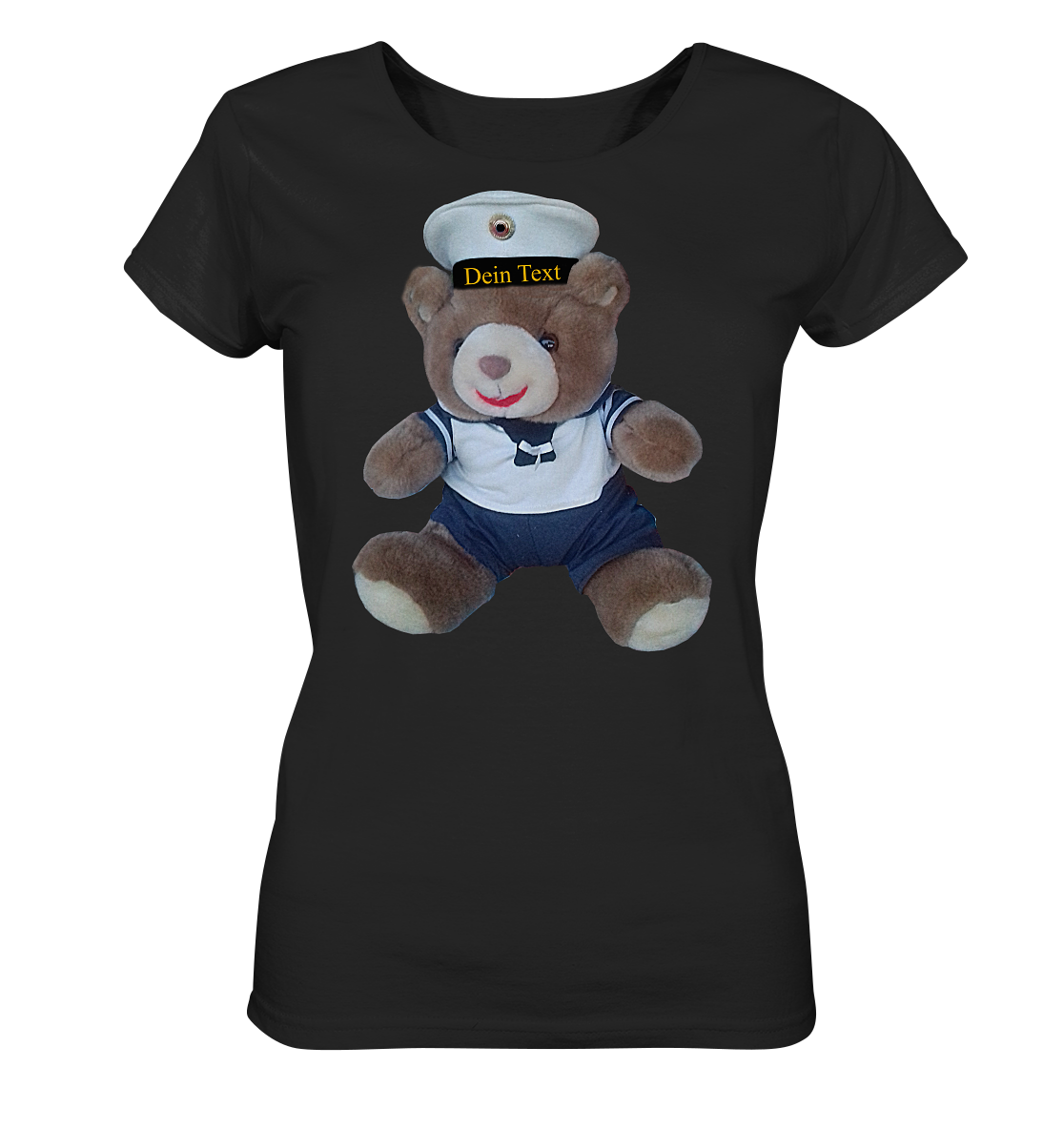 Teddy DEIN TEXT - Ladies Organic Shirt