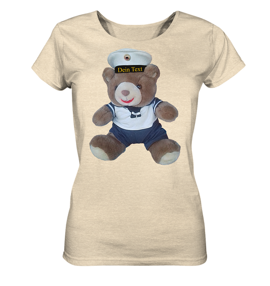 Teddy DEIN TEXT - Ladies Organic Shirt