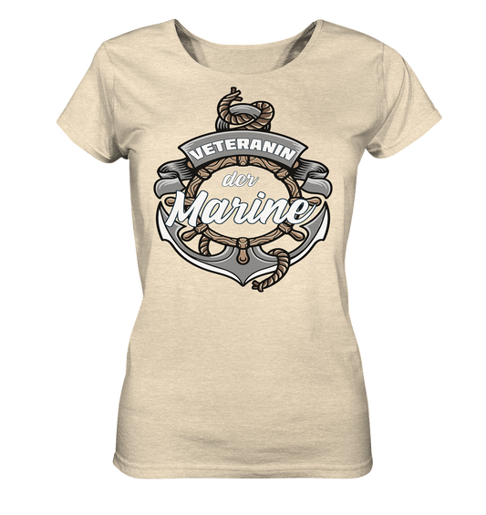 Veteranin der Marine - Ladies Organic Shirt