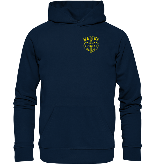 MARINE VETERAN Anker - Organic Hoodie (Stick)
