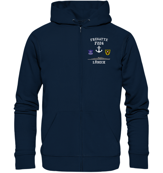 Fregatte F224 LÜBECK Anker   - Organic Kapuzenjacke
