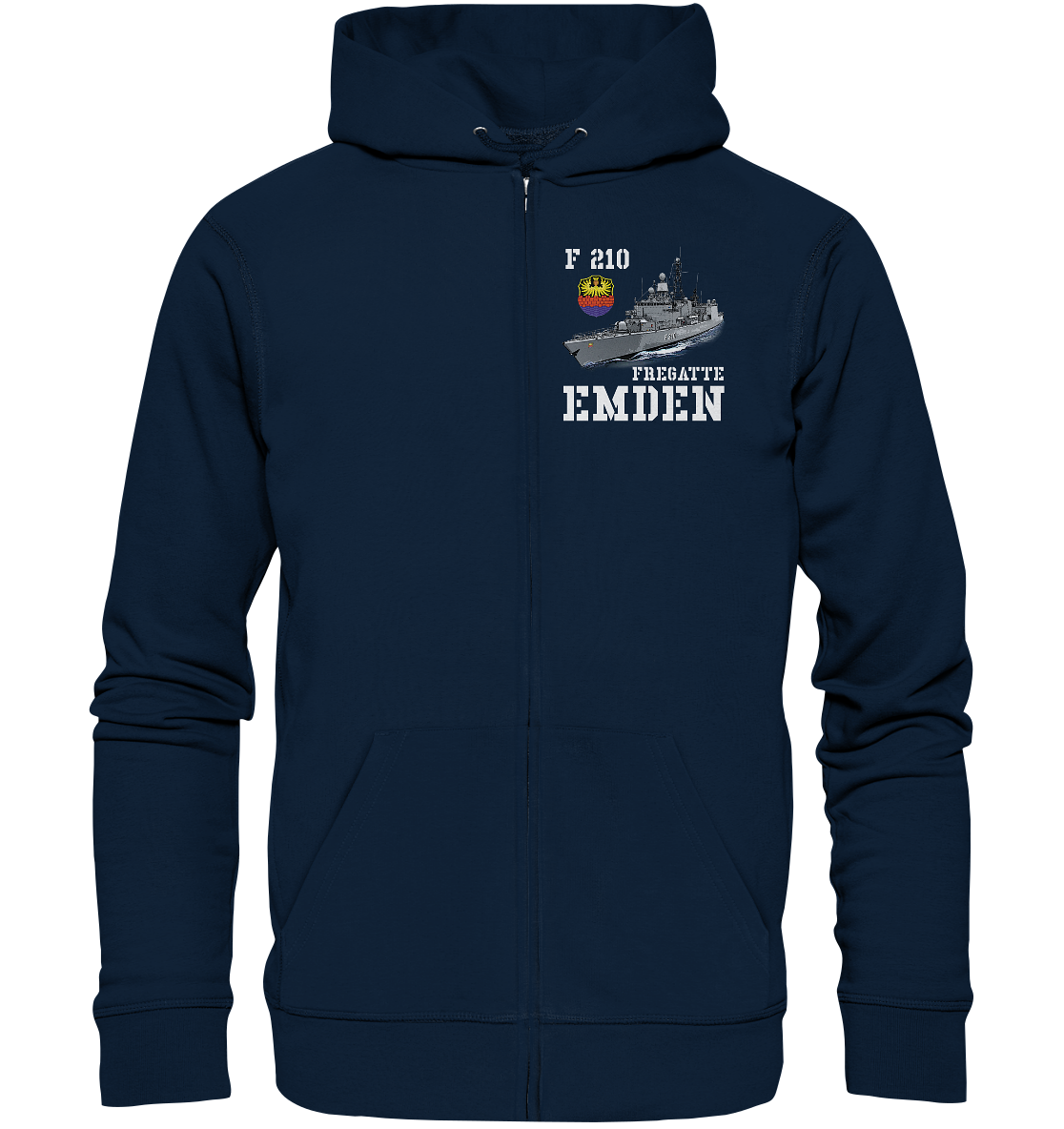 F210 Fregatte EMDEN - Organic Kapuzenjacke