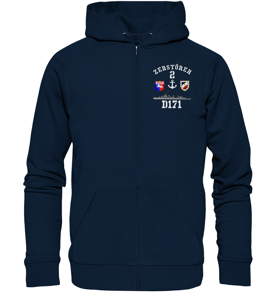 D171 ZERSTÖRER 2 Anker - Organic Kapuzenjacke