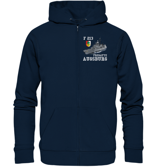 F213 Fregatte AUGSBURG - Organic Kapuzenjacke