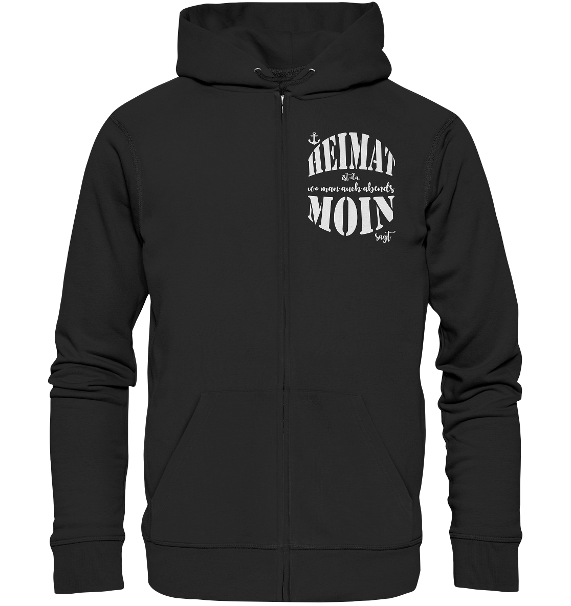 Heimat ist da... - Organic Kapuzenjacke