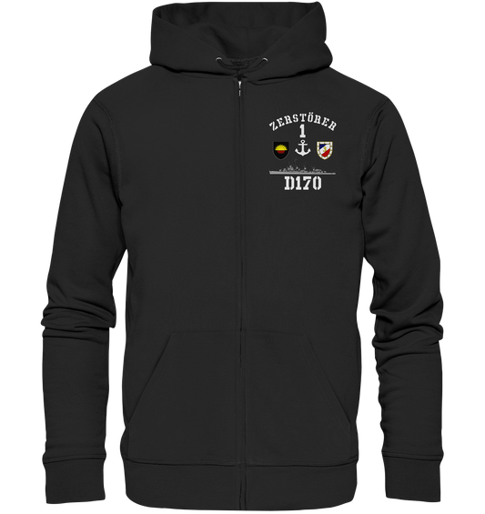 D170 ZERSTÖRER 1 Anker - Organic Kapuzenjacke