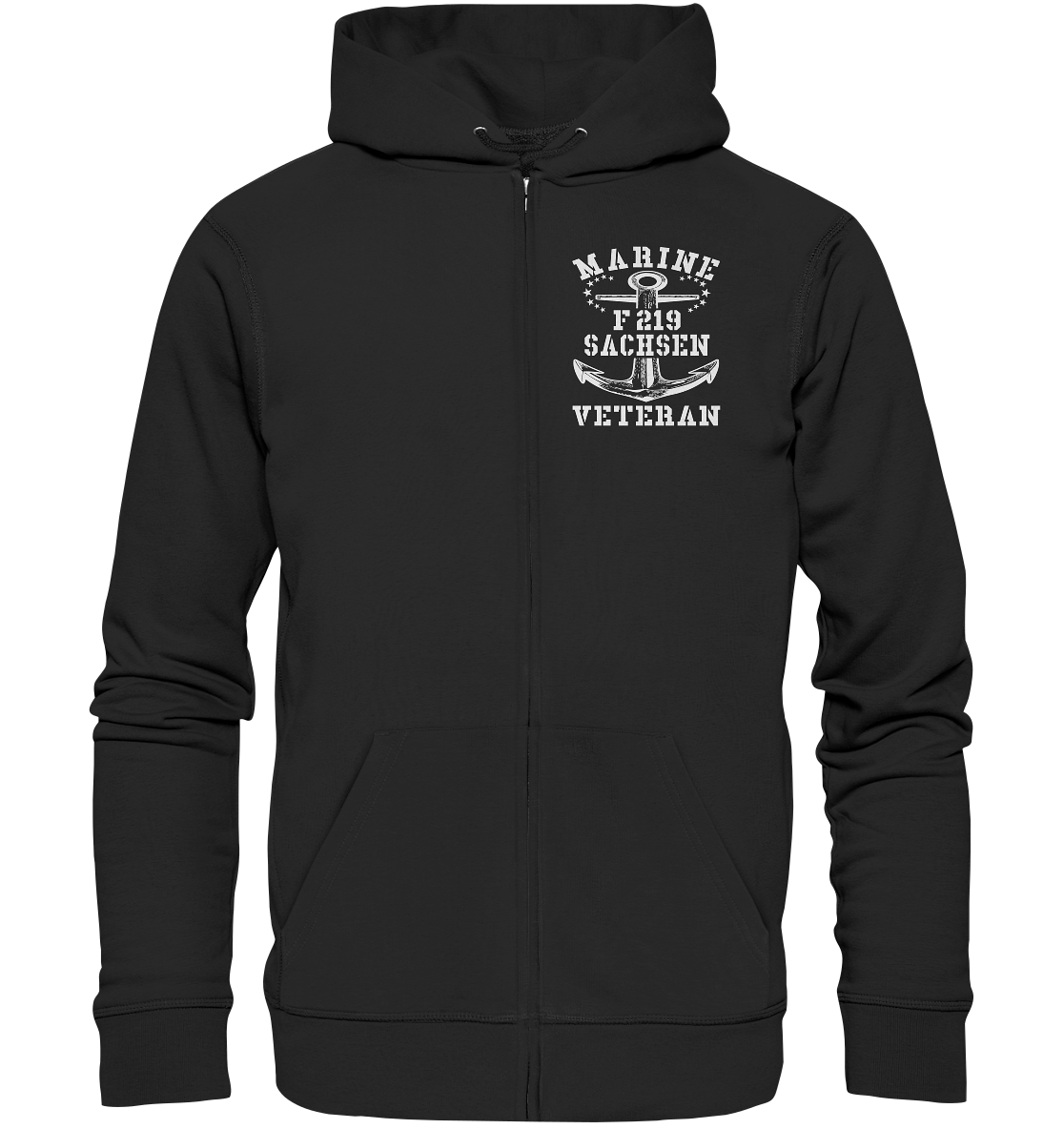 Fregatte F219 SACHSEN Marine Veteran - Organic Kapuzenjacke