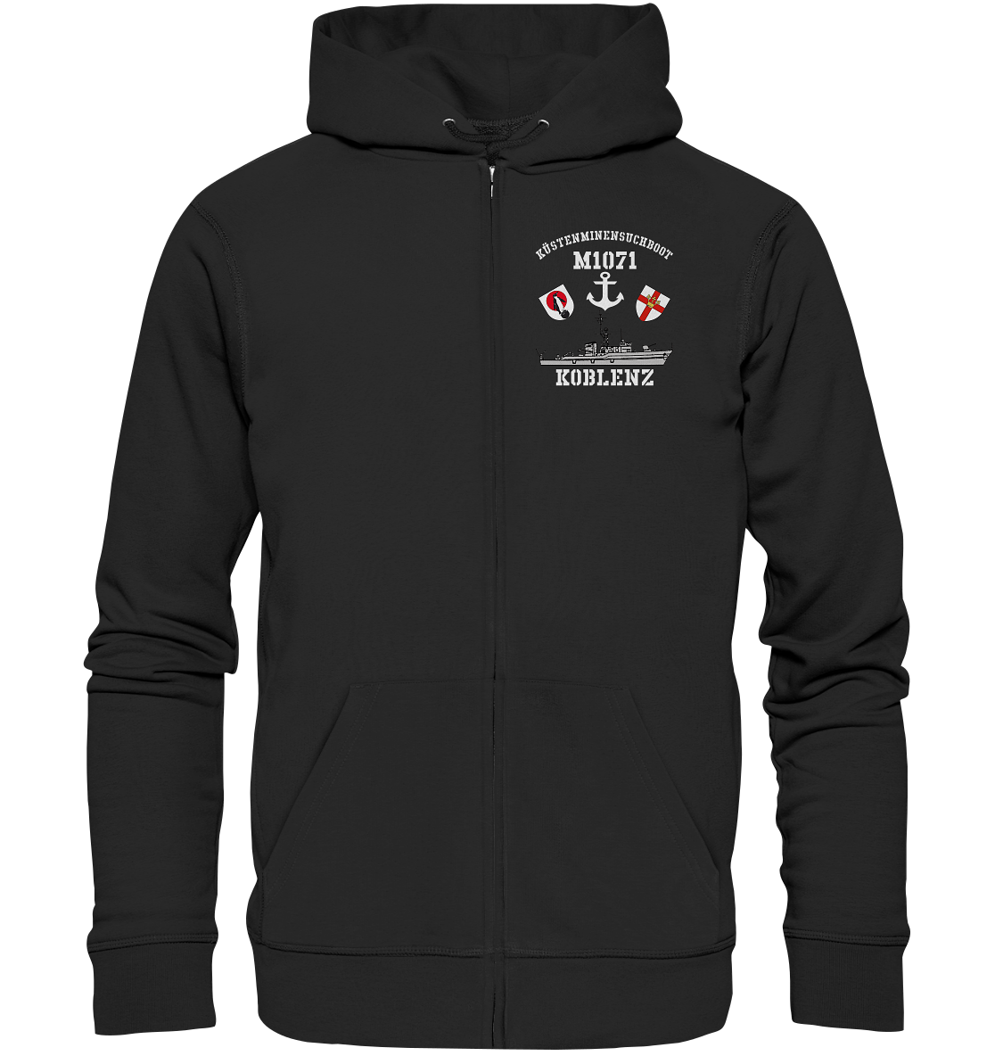 KM-Boot M1071 KOBLENZ Anker - Organic Kapuzenjacke