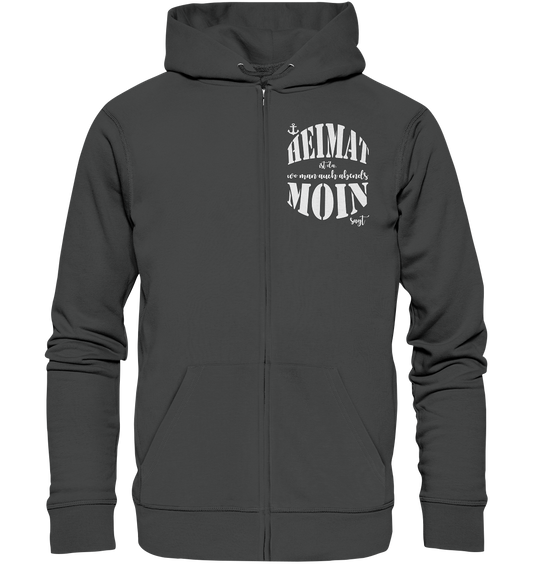 Heimat ist da... - Organic Kapuzenjacke