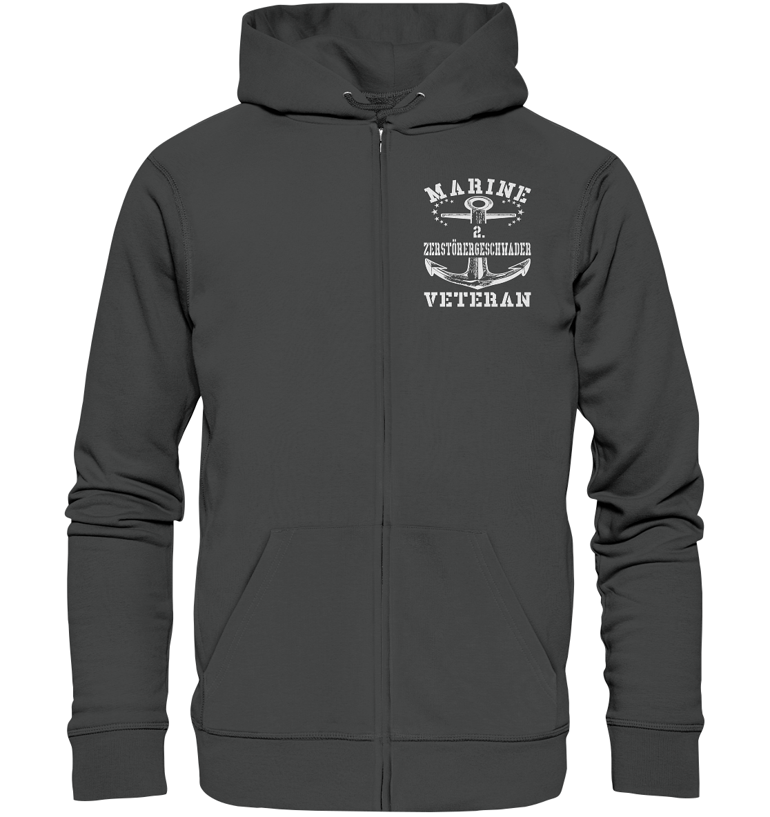 2. Zerstörergeschwader Marine Veteran - Organic Kapuzenjacke