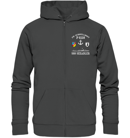 FK-Schnellboot P6118 SEEADLER 2.SG Anker  - Organic Kapuzenjacke