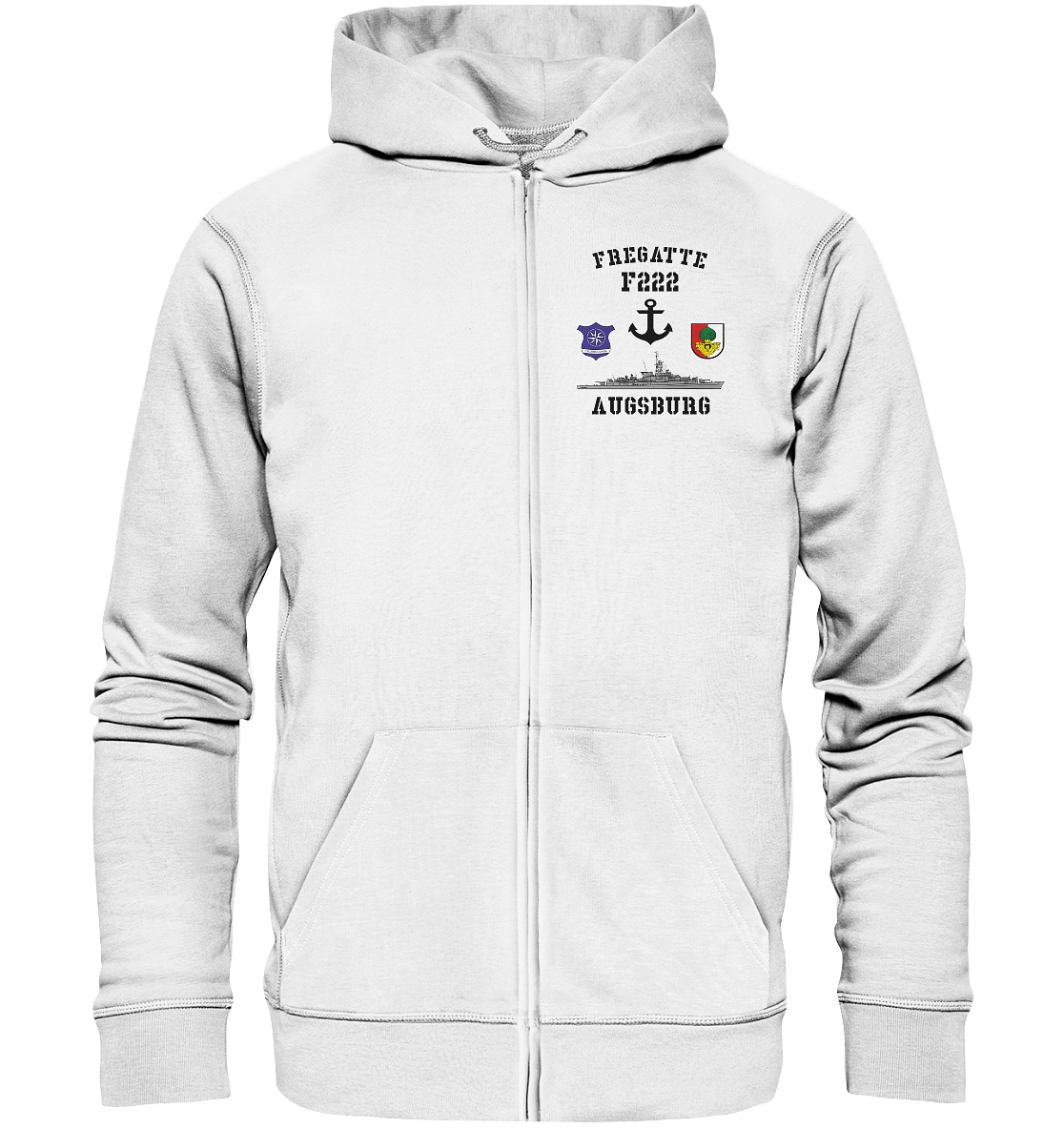 Fregatte F222 AUGSBURG Anker - Organic Kapuzenjacke