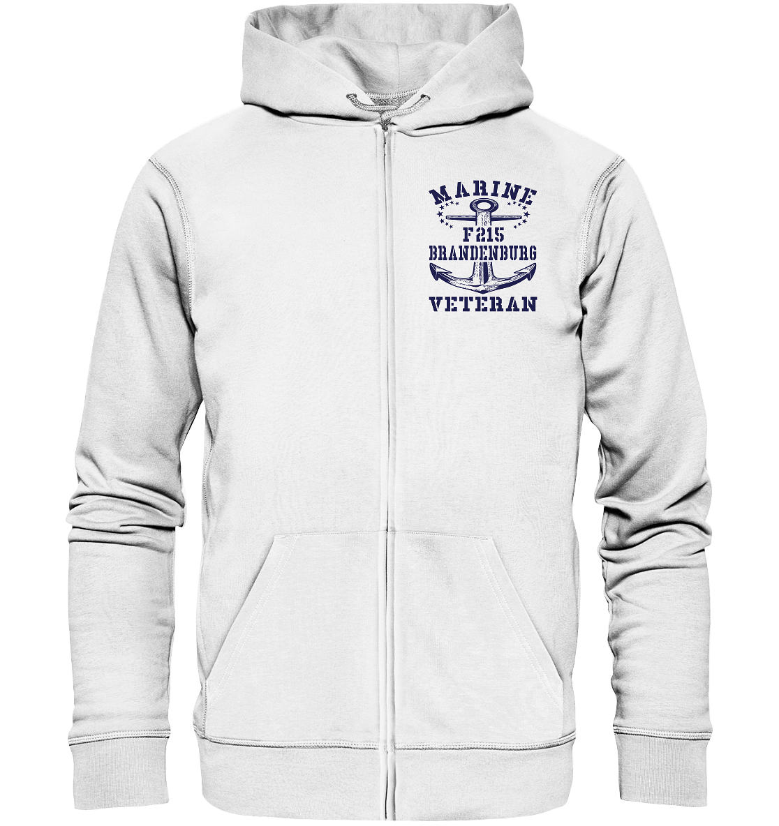 Fregatte F215 BRANDENBURG Marine Veteran - Organic Kapuzenjacke