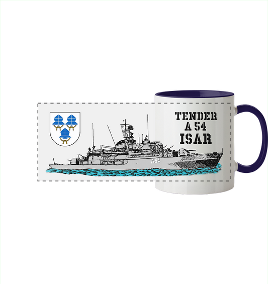 Tender A54 ISAR - Panorama Tasse zweifarbig