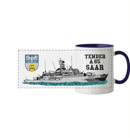 Tender A65 SAAR - Panorama Tasse zweifarbig