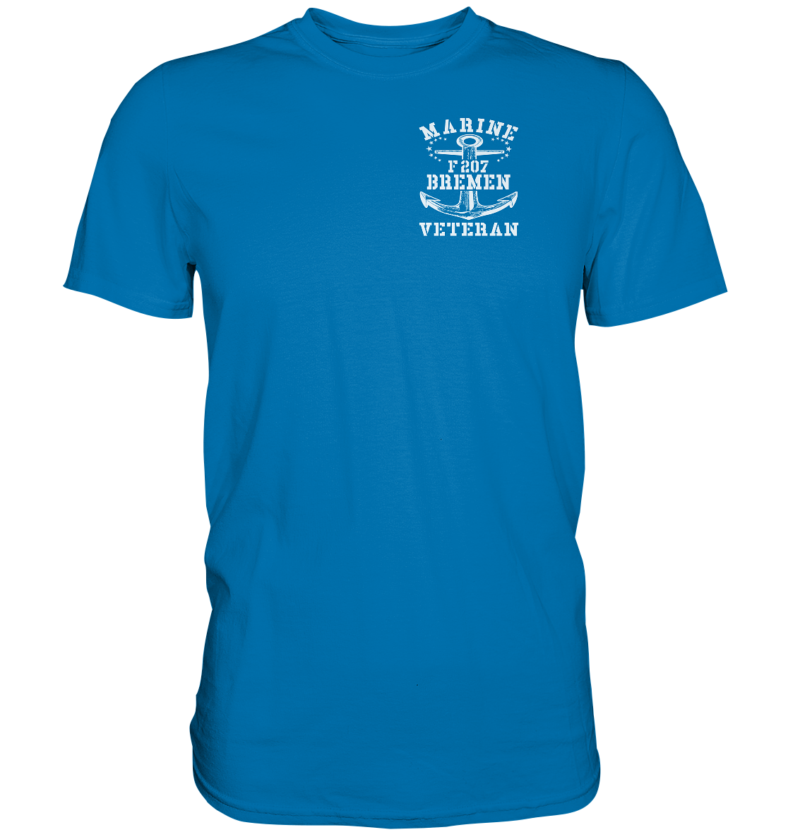 Fregatte F207 BREMEN Marine Veteran Brustlogo - Premium Shirt
