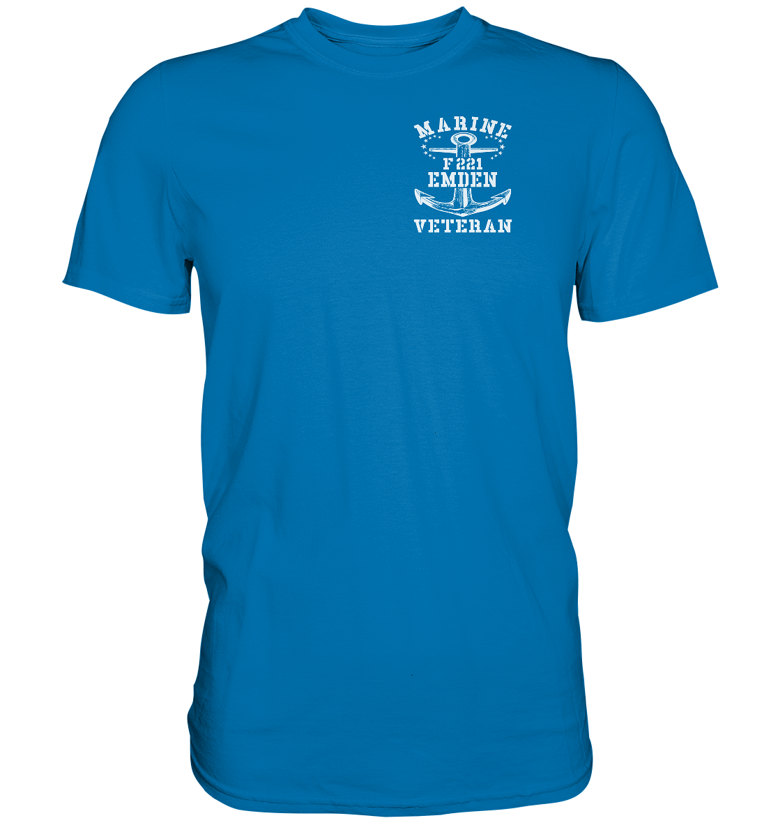 Fregatte F221 EMDEN Marine Veteran Brustlogo - Premium Shirt