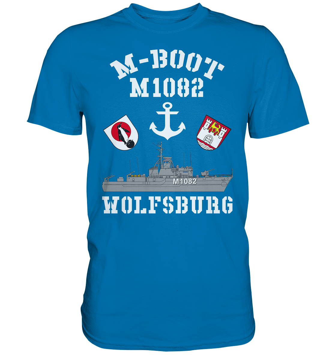 M-Boot M1082 WOLFSBURG Anker (HL) - Premium Shirt