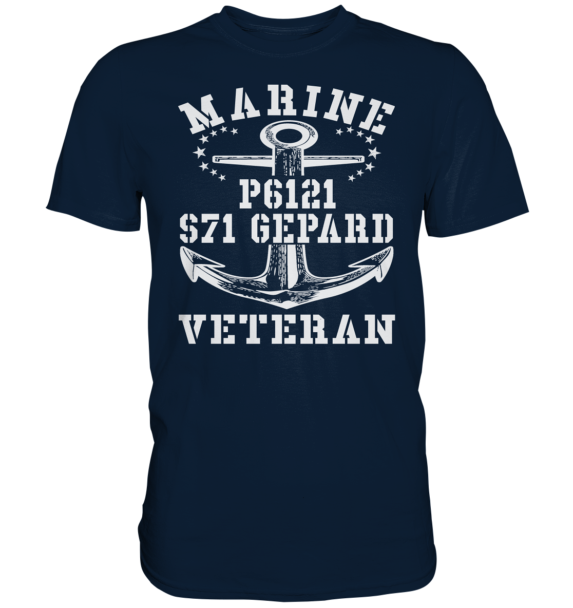 FK-Schnellboot P6121 GEPARD Marine Veteran - Premium Shirt