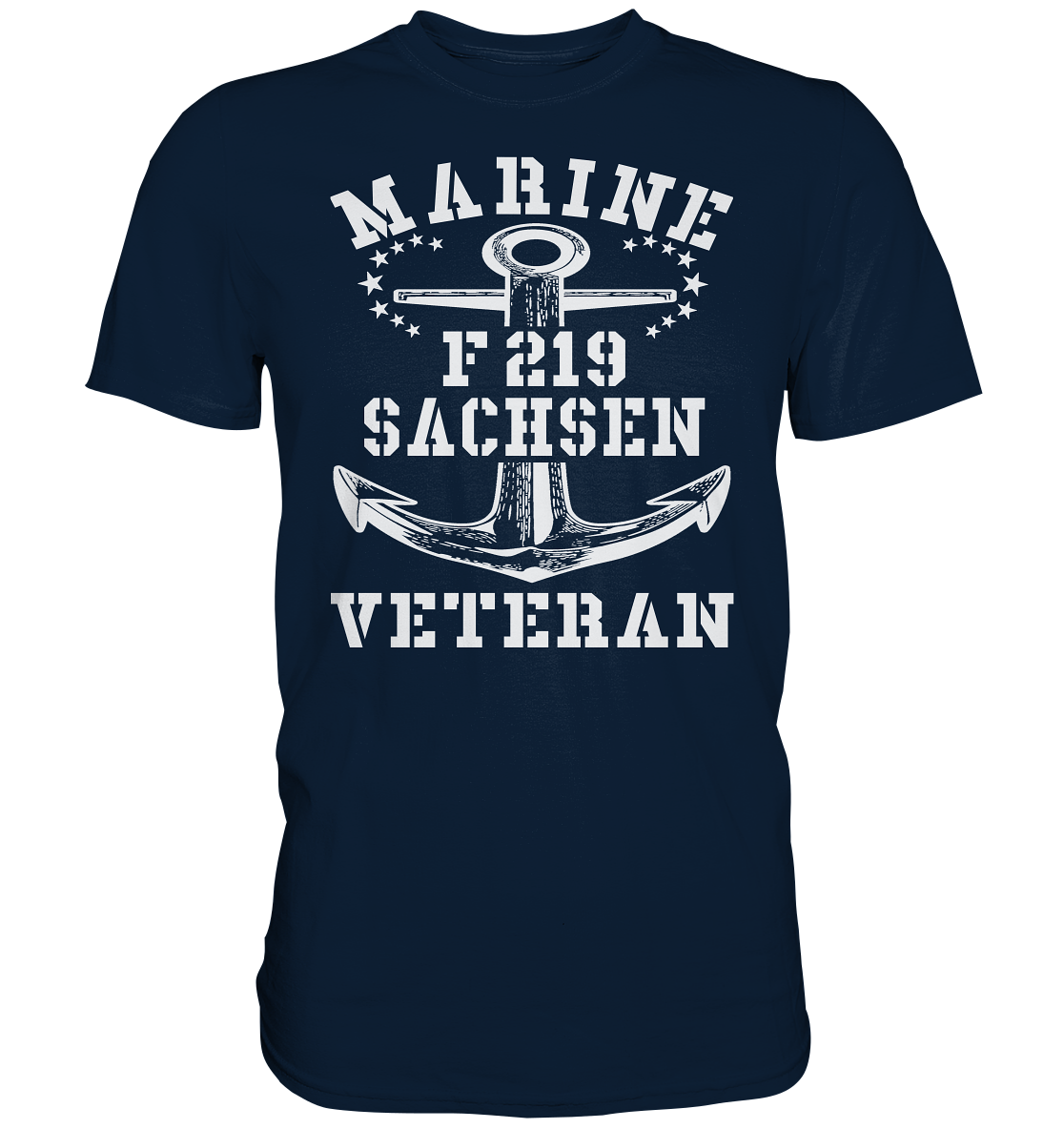 Fregatte F219 SACHSEN Marine Veteran - Premium Shirt