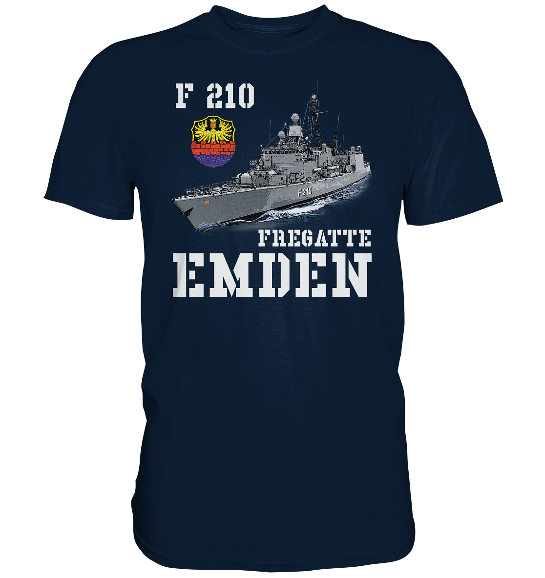 F210 Fregatte EMDEN - Premium Shirt