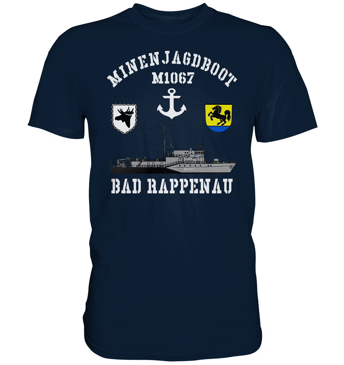 Mij.-Boot M1067 BAD RAPPENAU Anker 3.MSG - Premium Shirt
