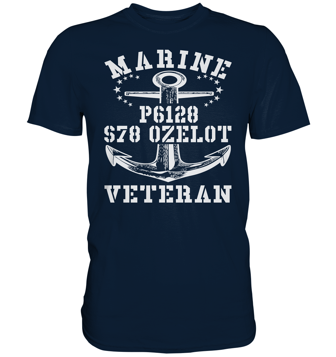 FK-Schnellboot P6128 OZELOT Marine Veteran - Premium Shirt