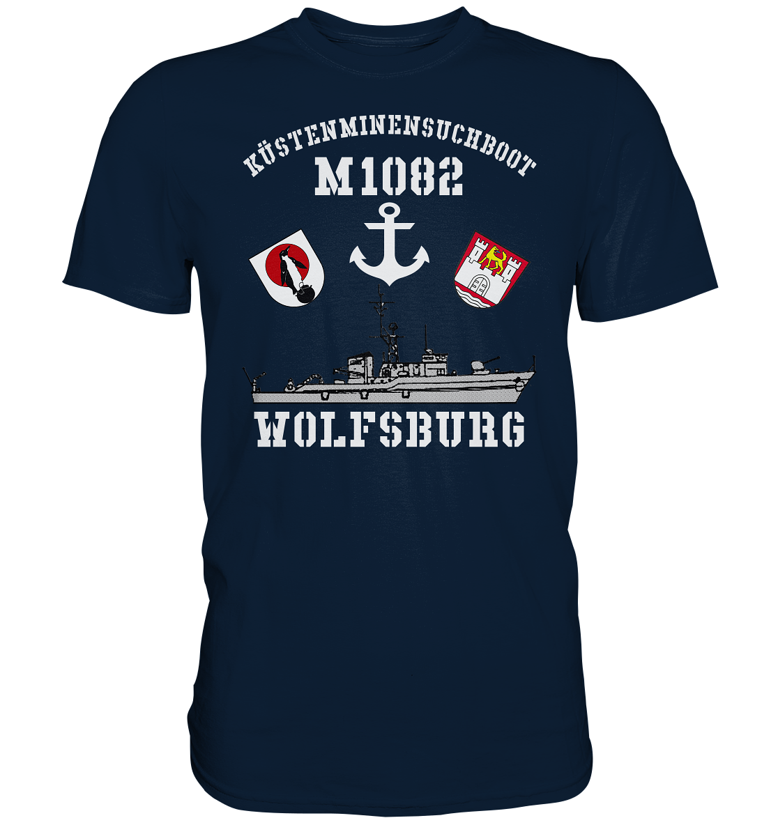 KM-Boot M1082 WOLFSBURG Anker - Premium Shirt