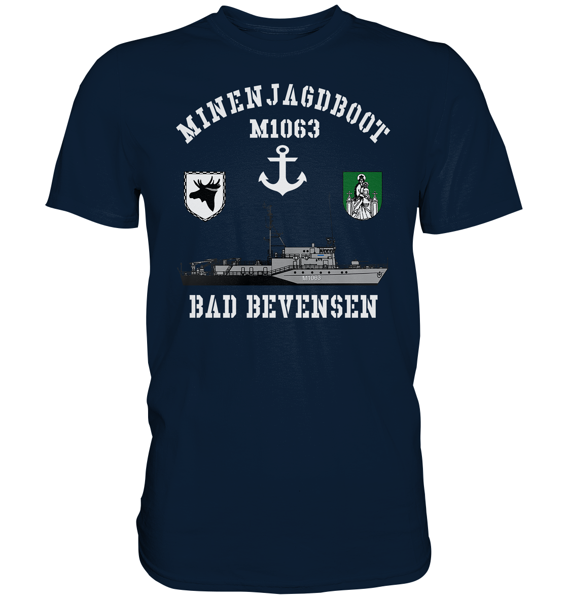 Mij.-Boot M1063 BAD BEVENSEN Anker 3.MSG - Premium Shirt