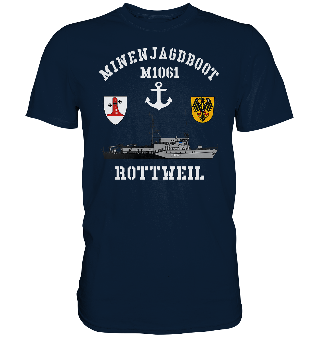 Mij.-Boot M1061 ROTTWEIL Anker 1.MSG  - Premium Shirt
