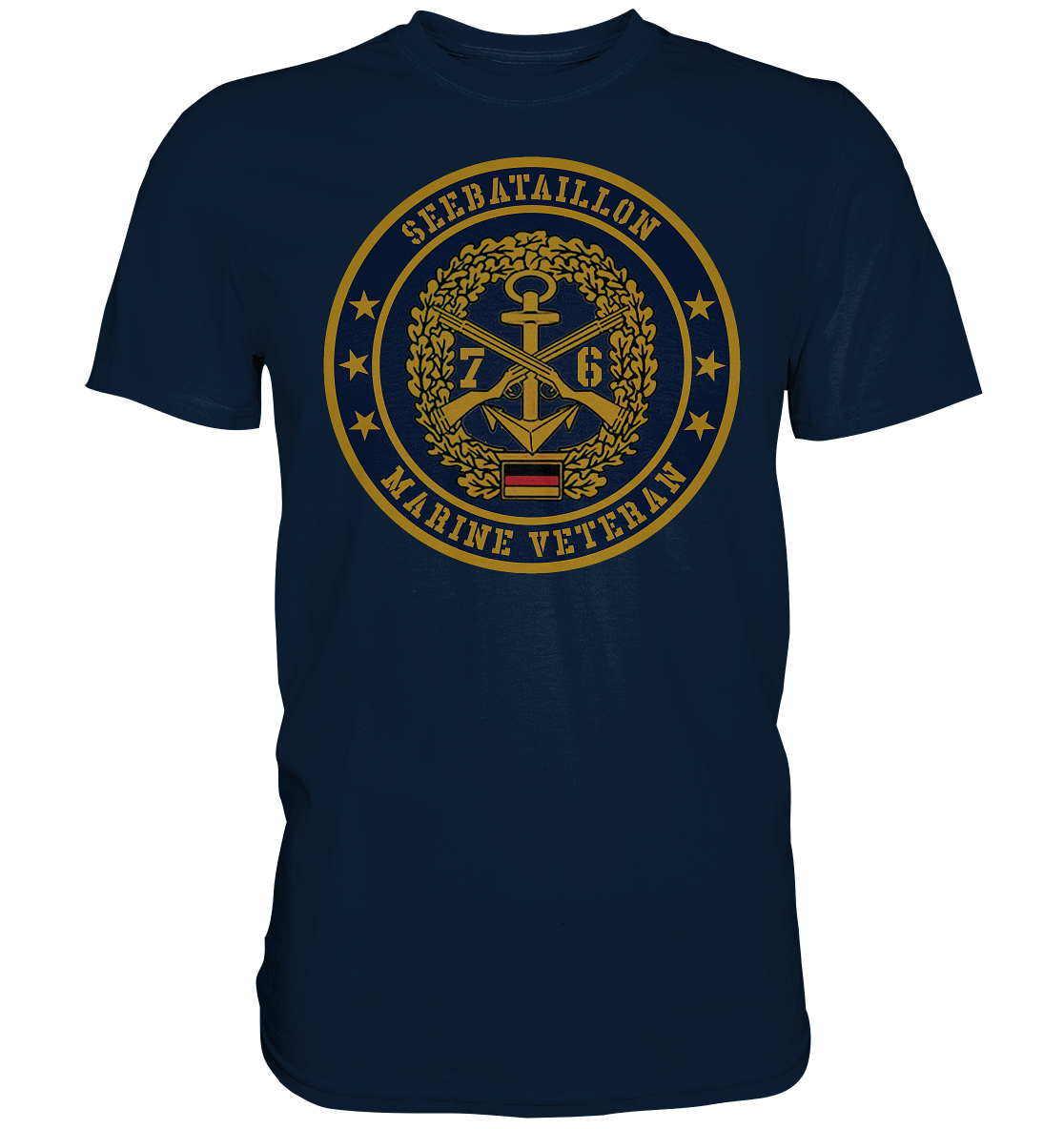 Marine Veteran 76er Seebataillon - Premium Shirt