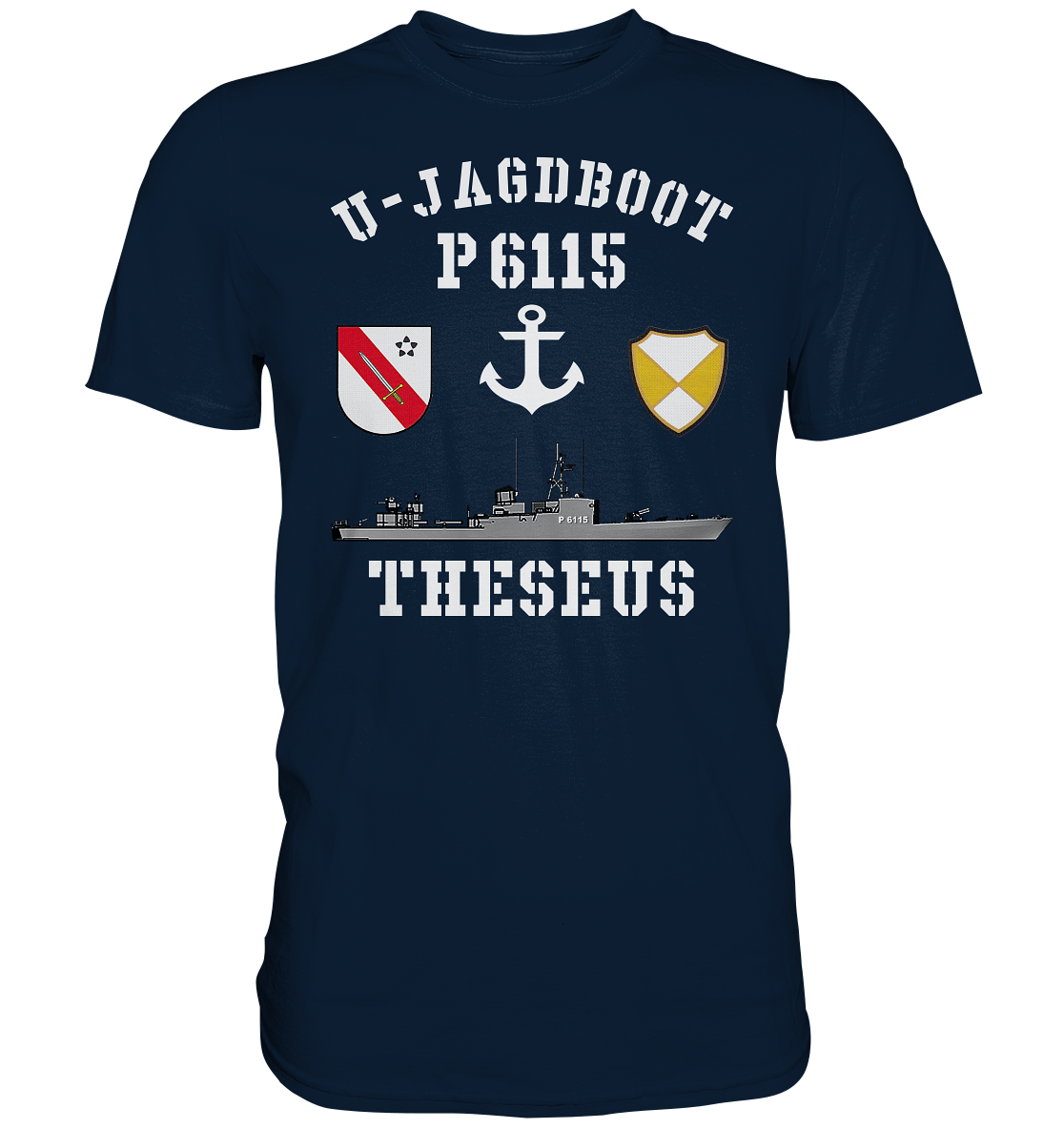 U-Jagdboot P6115 THESEUS Anker - Premium Shirt