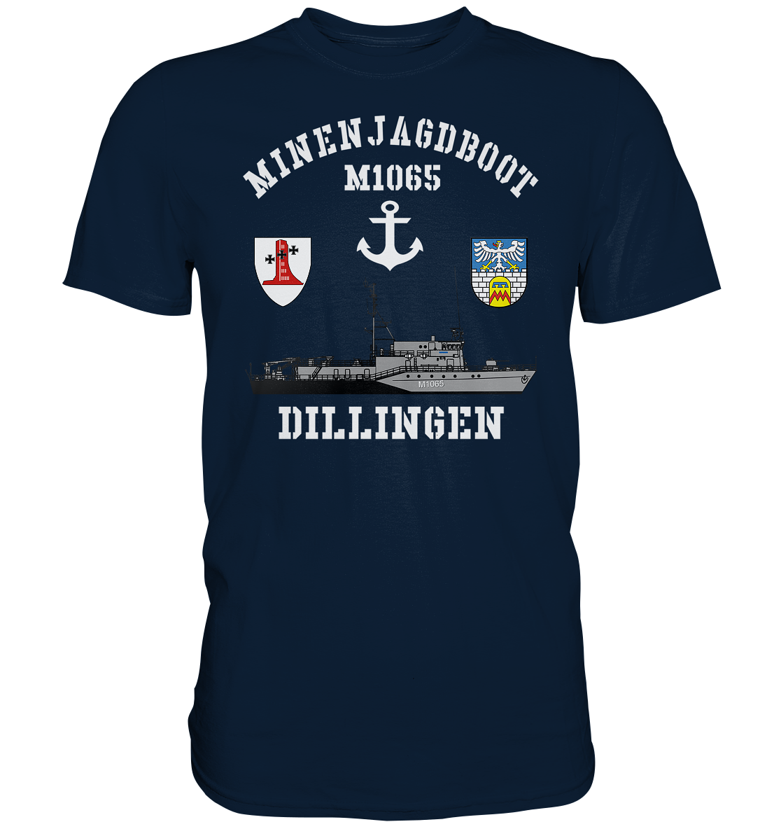 Mij.-Boot M1065 DILLINGEN Anker 1.MSG  - Premium Shirt