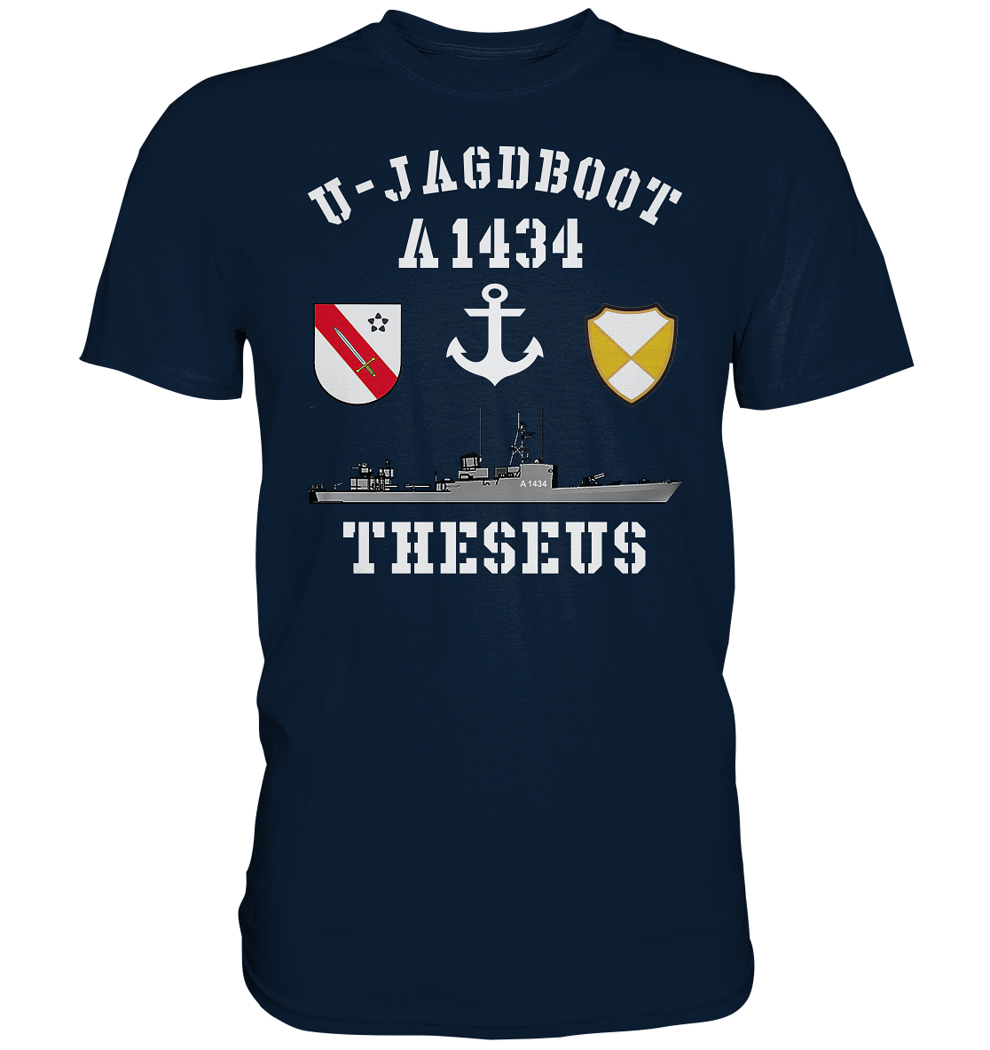 U-Jagdboot A1434 THESEUS  Anker - Premium Shirt