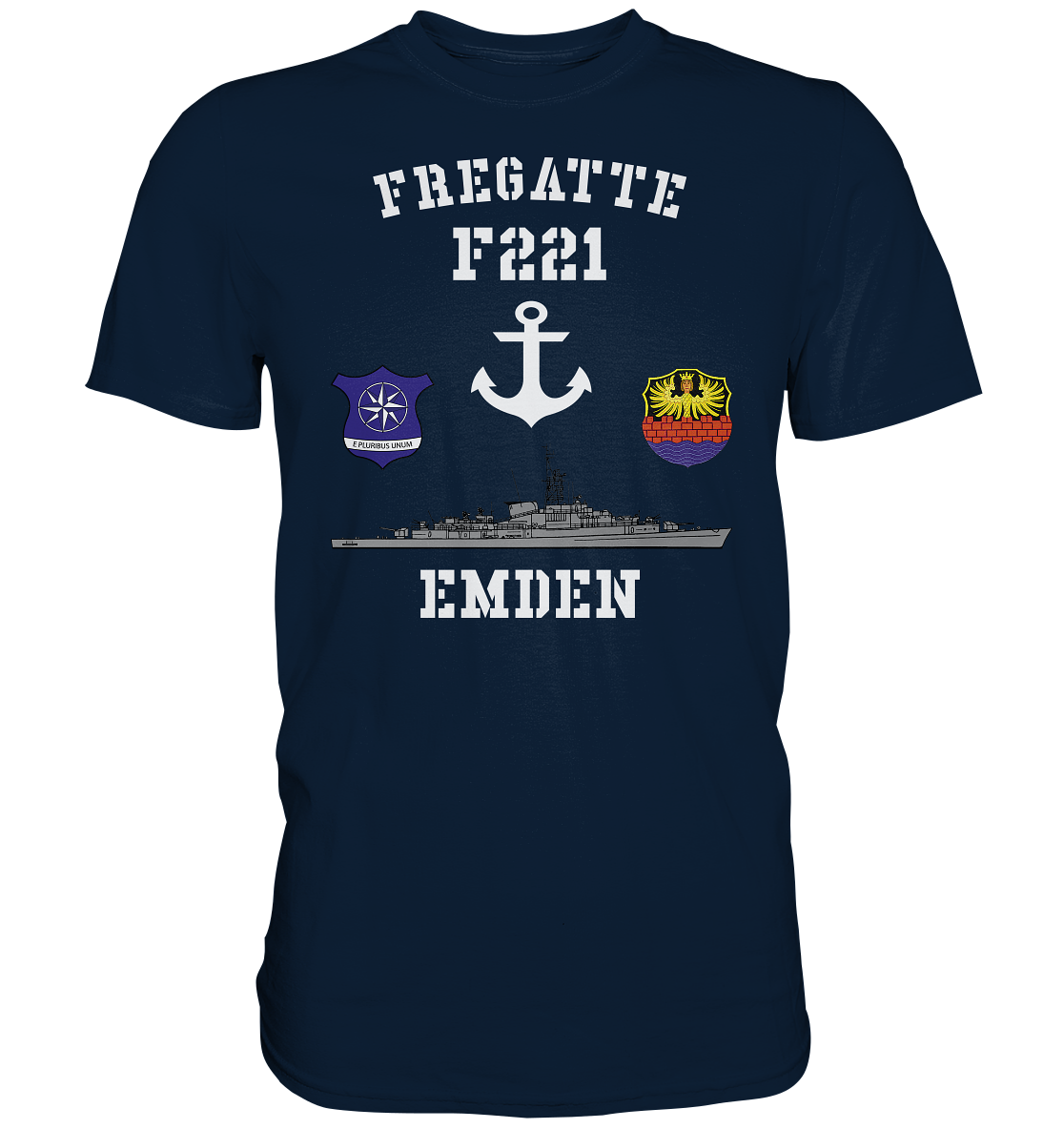 Fregatte F221 EMDEN Anker  - Premium Shirt
