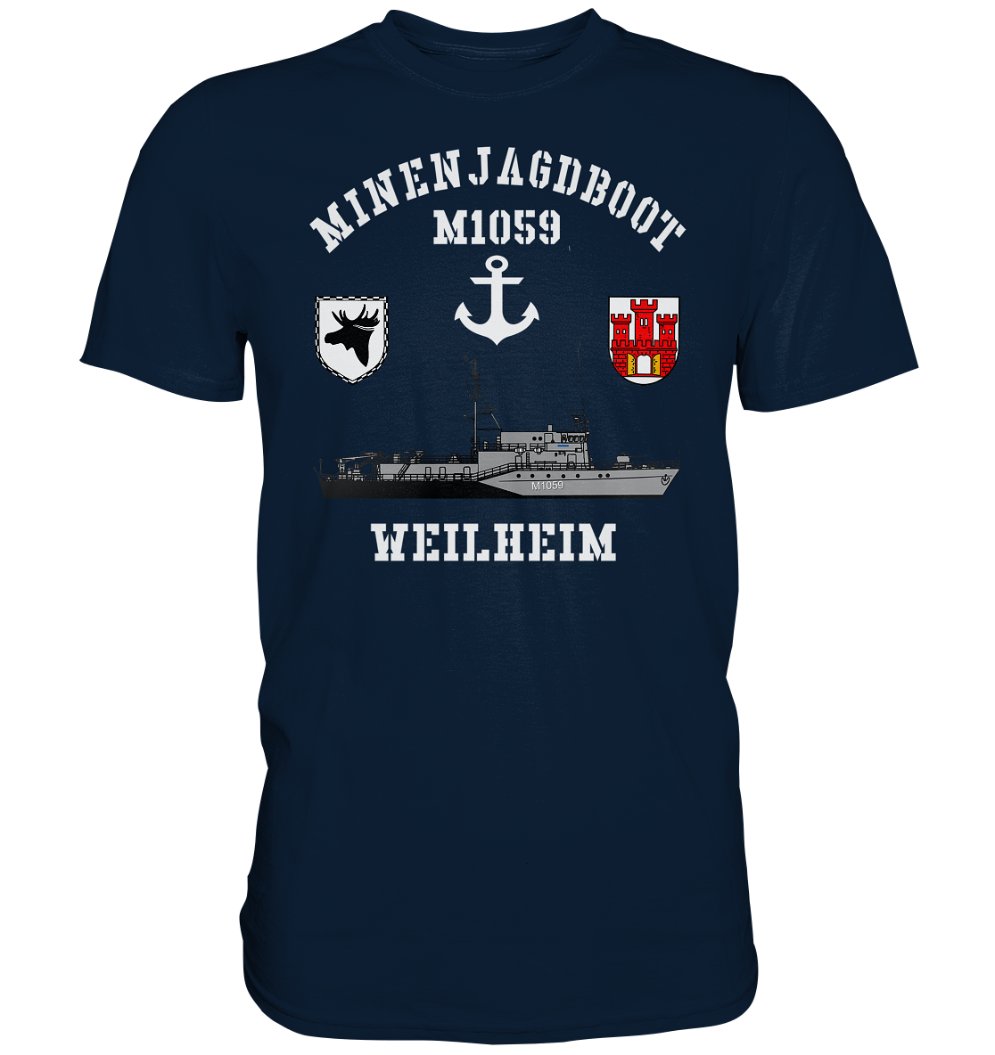 Mij.-Boot M1059 WEILHEIM Anker 3.MSG - Premium Shirt