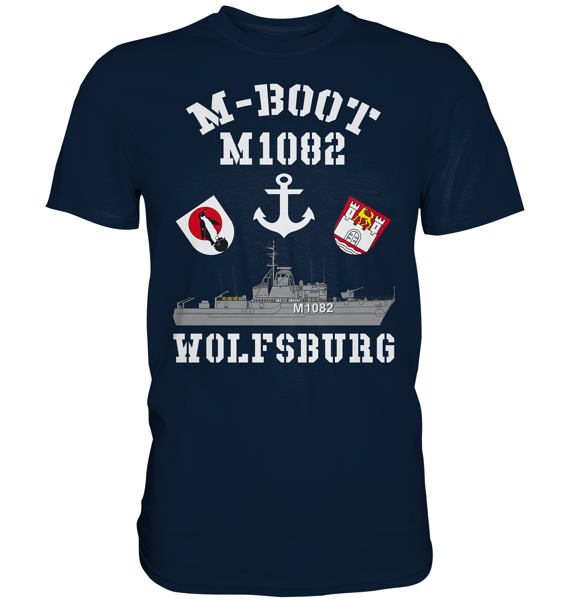 M-Boot M1082 WOLFSBURG Anker (HL) - Premium Shirt