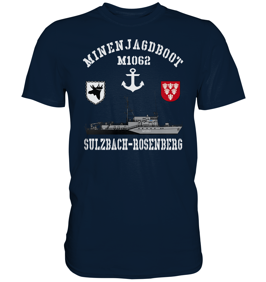 Mij.-Boot M1062 SULZBACH-ROSENBERG Anker 3.MSG - Premium Shirt