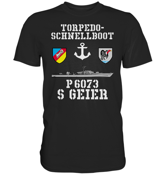 Torpedo-Schnellboot P6073 GEIER Anker - Premium Shirt