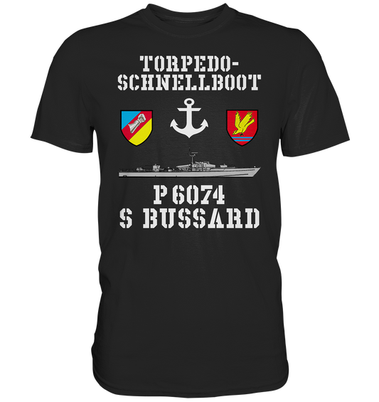 Torpedo-Schnellboot P6074 BUSSARD Anker - Premium Shirt